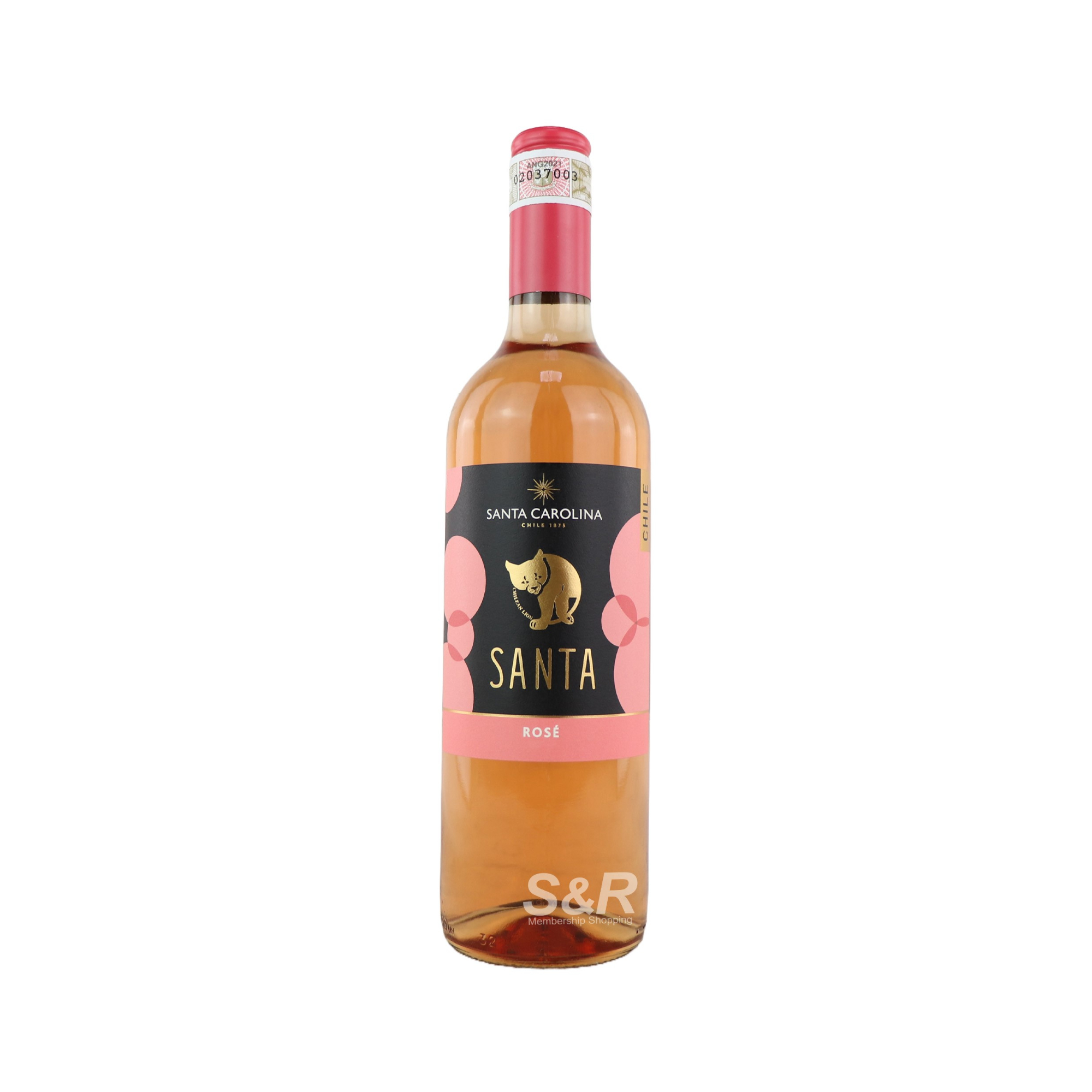 Santa by Santa Carolina Rose Wine 750mL Santa by Santa Carolina Rose Wine 750mL